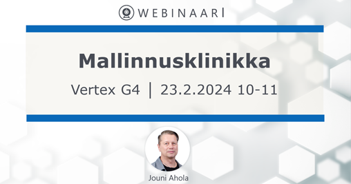 Vertex G4 mekaniikkasuunnittelu 3d cad mallinnusklinikka