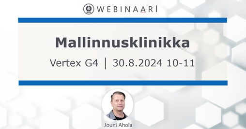 Vertex G4 mekaniikkasuunnittelu mallinnusklinikka