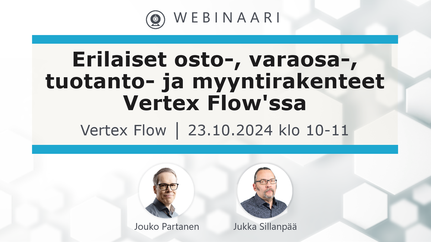 Vertex Flow tuotetiedonhallinta webinaari