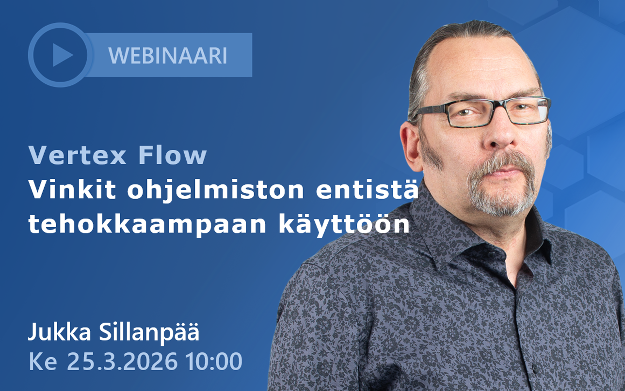 Vertex Flow tuotetiedonhallinta webinaari