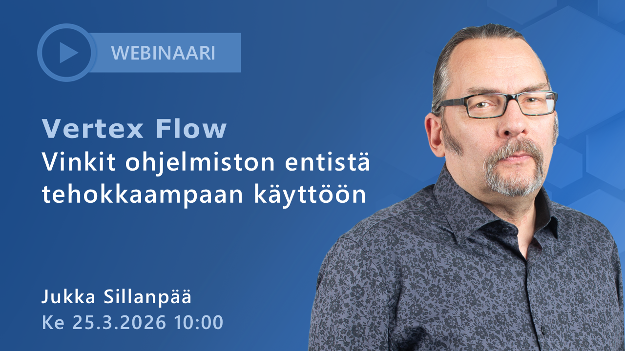 Vertex Flow tuotetiedonhallinta webinaari