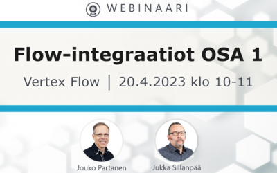 Webinaari: Vertex Flow – Flow-integraatiot OSA 1 20.4.2023 klo 10-11