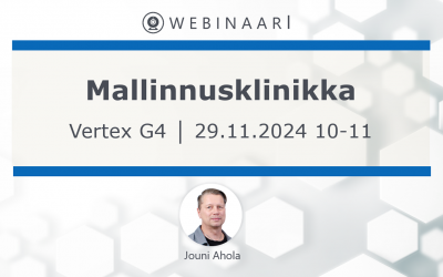 Webinaari: Vertex G4 Mallinnusklinikka 29.11.2024