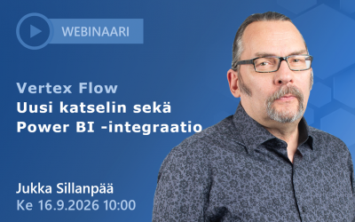 Webinaari: Vertex Flow | Uusi katselin sekä Power BI -integraatio